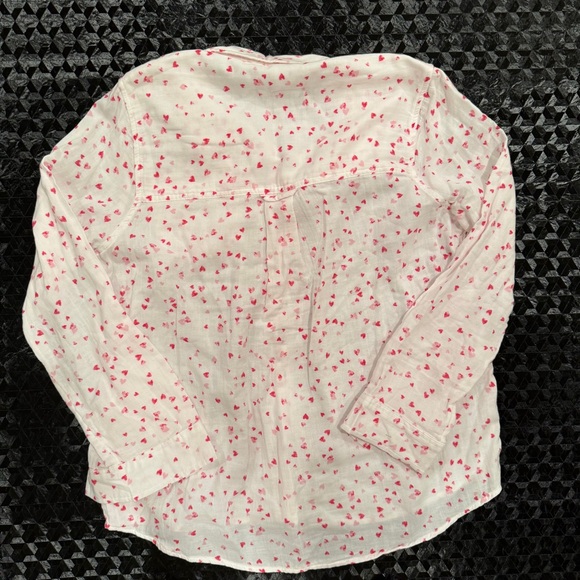 beachlunchlounge White Pink Heart Shirt - Picture 4 of 4